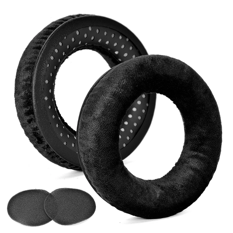 Almofada para Fone de Ouvido Substituição de Veludo e Espuma para Fones de Ouvido Intra-auriculares de Alta Qualidade Dt990 Dt880 Dt770 Pro - Image 3