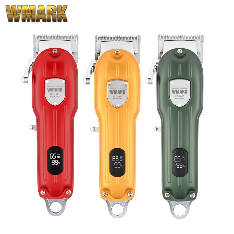 WMARK NG 2025B цельнометаллическая Проводная или Беспроводная Машинка для стрижки