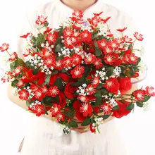 Искусственный чай розовые цветы пиона Роза Penoy букет бутон домашний свадебный фестиваль вечерние украшения для сада и офиса