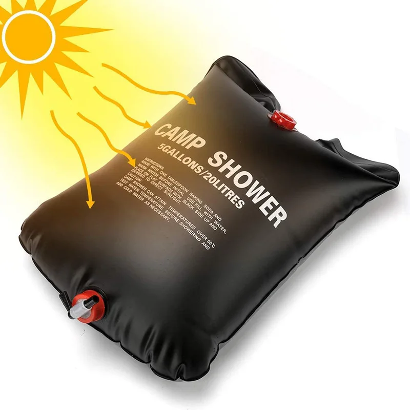 20L Camping Solar Shower Bag