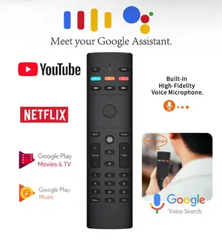 

Wechip G40 Air Remote Mouse Voice Gyro Control Full Keys IR Learning Remote Control for Apple TV for Vizio for Roku Smart TV Box