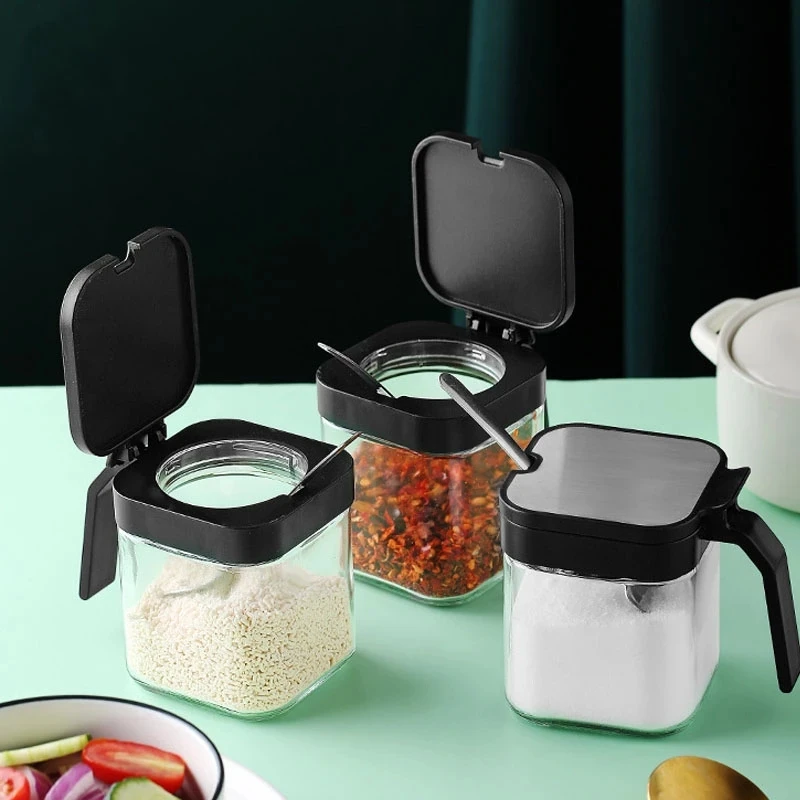 2 Sets Contenitore Sale Barattolo Del Condimento Da Cucina Scatole 2 Sets Contenitore Sale Barattolo Del Condimento Da Cucina Scatole