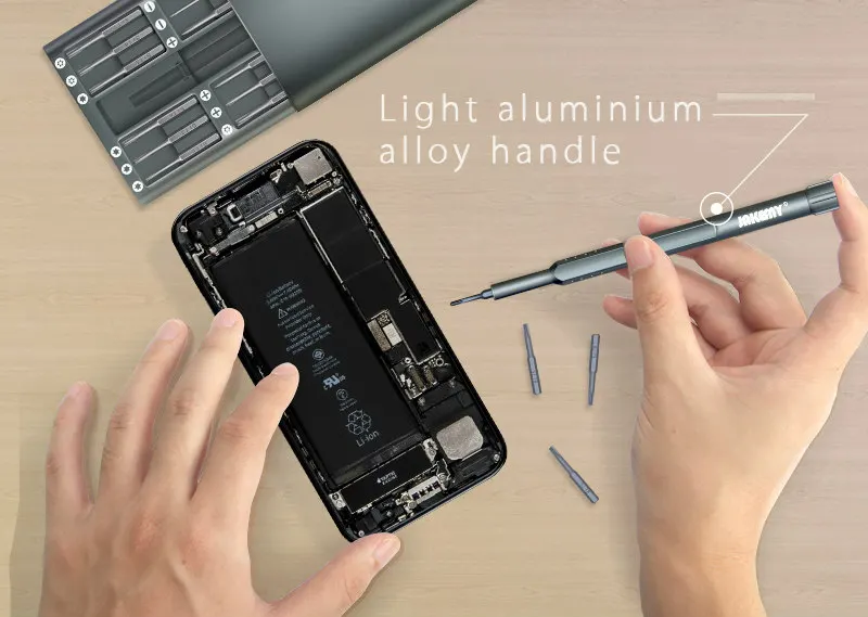 JM-8168 25 в 1 отвертка профессиональный Прецизионный карманный портативный DIY ручной магнитный Набор мини-отверток электронный сотовый телефон