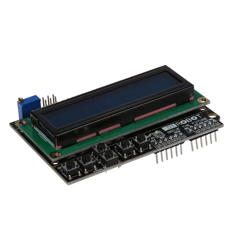 Клавиатура Щит доска Синяя подсветка для Arduino робот lcd 1602 1280 2560