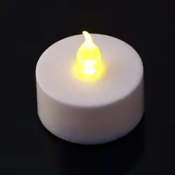 Светодиодный свет свечи Бытовая батарея-питание беспламенные Свечи церковный домашний декор и освещение Свадьба Сбор день рождения