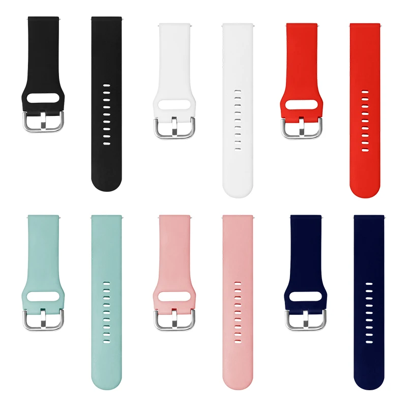 Silicone-Strap Active-Band Huami Amazfit Samsung Galaxy Watch BOORUI for Bip 20/22mm