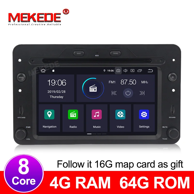 MEKEDE 4 + 64G Android 9 0 автомобильный DVD gps для Alfa Romeo 159 Радио Стерео Автоматическая