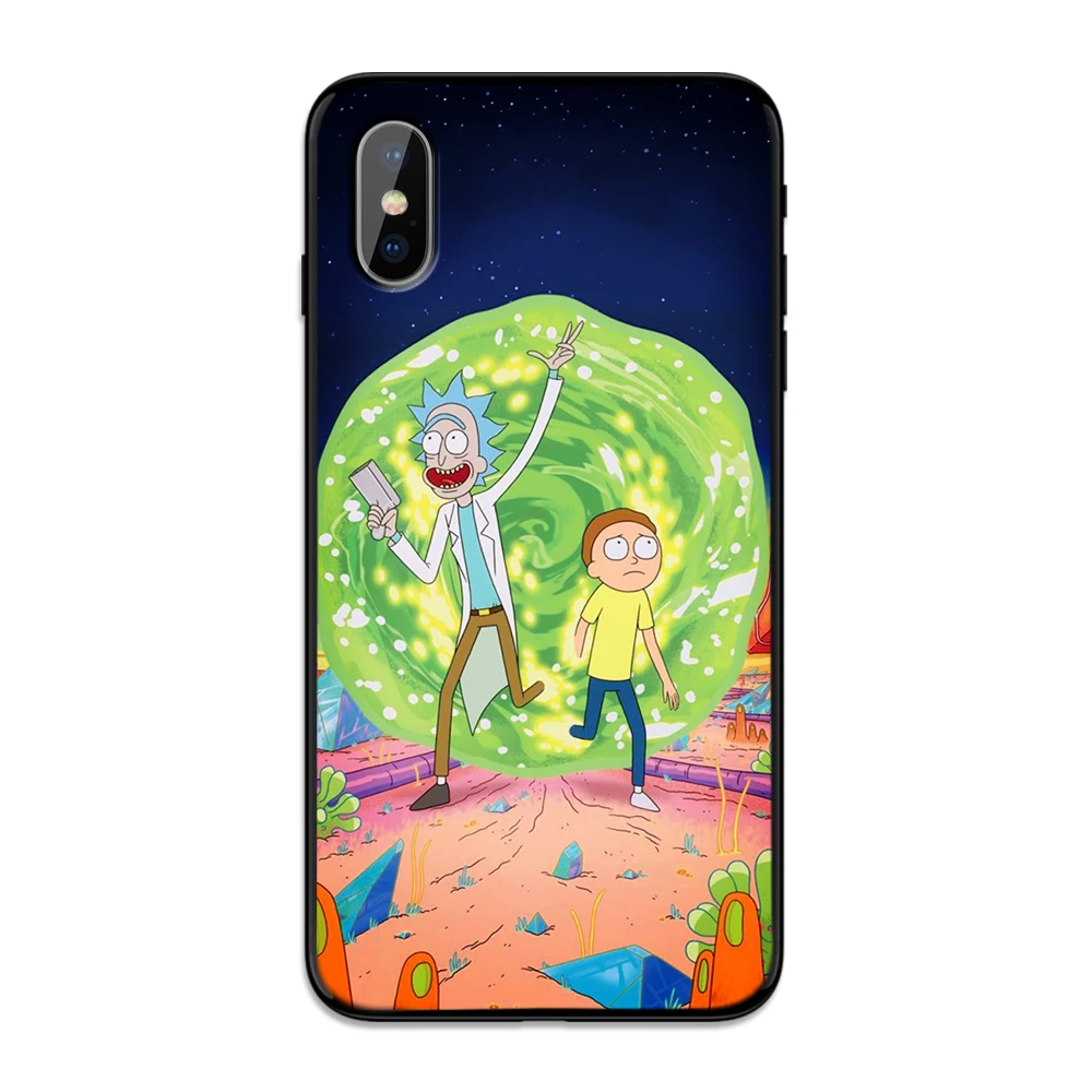 1 Для Xiaomi Redmi Pro 6 Note 5, 6, 8, K20 Pro 7 Note 4X 5A 16G 32G 7 GO 7A K20 силиконовый чехол для телефона с принтом Рик и Морти - Цвет: 1