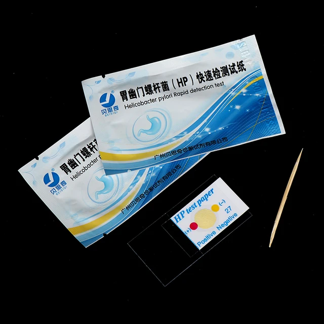 1Db /Táska Hp Teszt Papír Helicobacter Pylori Gyomorgyors Orális Borkő Vizsgálat - Image 6