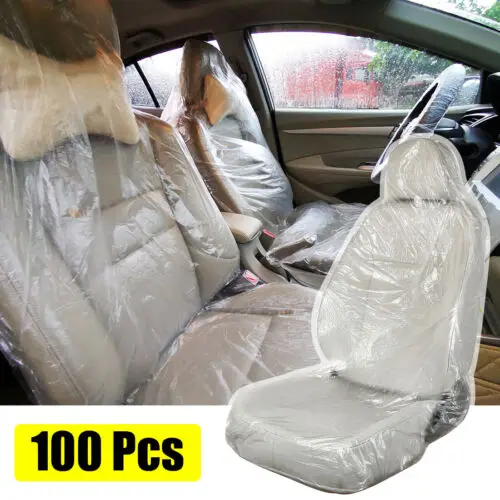 Одноразовые Пластиковые чехлы для автомобильных стульев размером 100x140x80 см