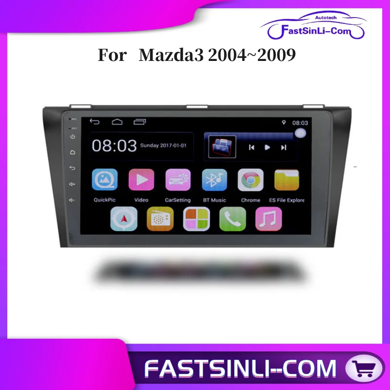 Android для Mazda3 2004 ~ 2009 9 дюймовый автомобильный радиоприемник мультимедийный плеер