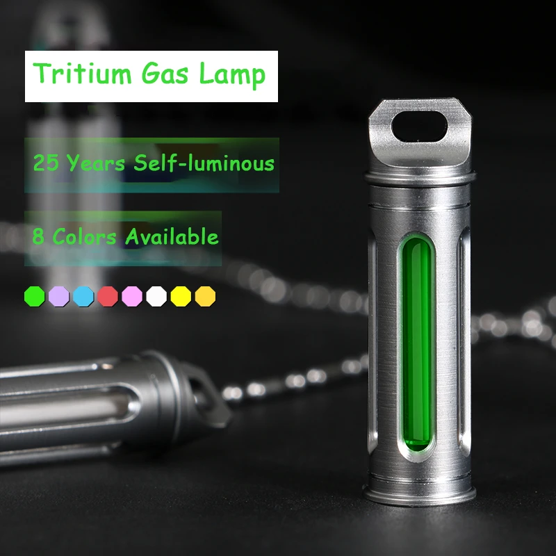 Tritium Lampe à gaz porte-clés Automatique Lumière Auto Lumineux à sauver la vie d'urgence