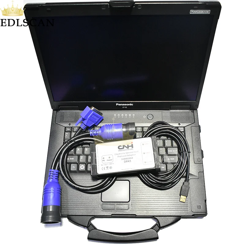 Диагностический комплект JD EDL V2 Service Adviser 5 2 AG и CNH EST 9 DPA5 с ноутбуком CF52|Анализатор