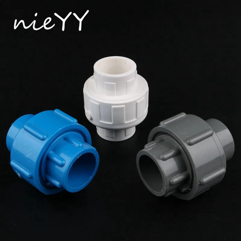 

Inner Diameter 40Mm Union Connector Plastic Water Supply Pipe Fittings Water Pipe PVC Joints Easy Install Detachable Vinmin