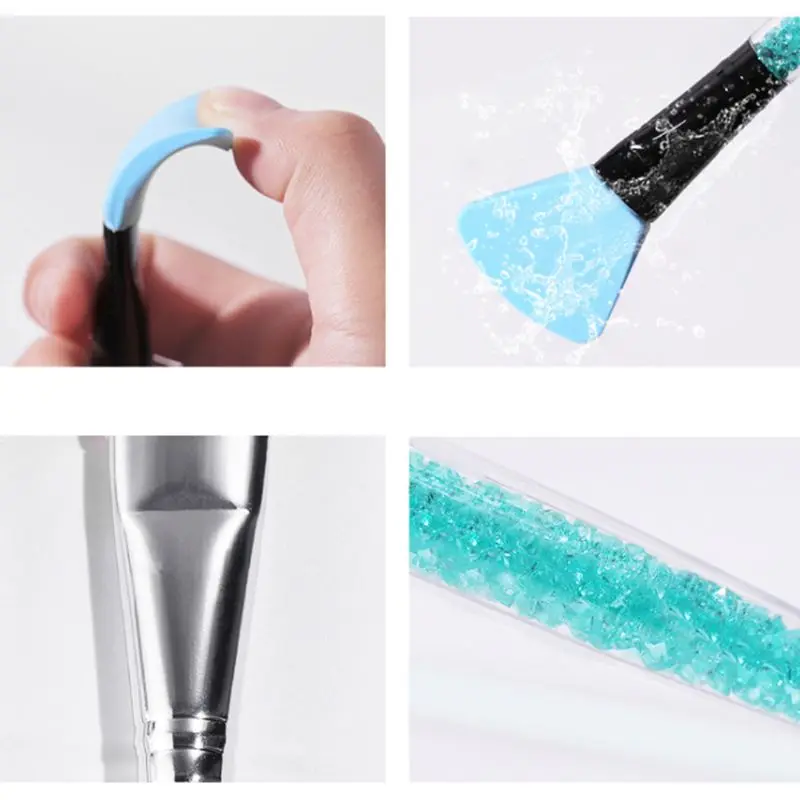 4 шт./компл. DIY силиконовая маска для макияжа грязевая маска для лица набор кистей с Стразы ручка
