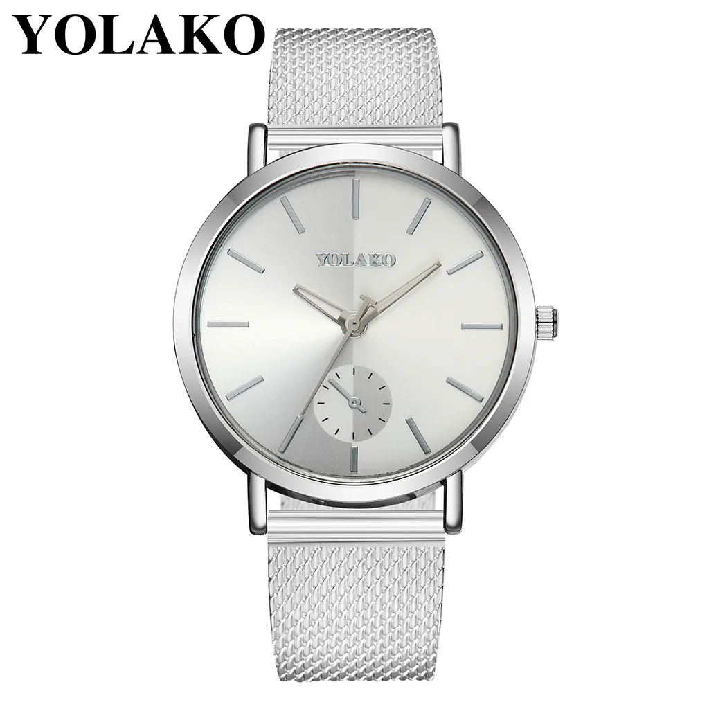YOLAKO часы Relogio Feminino женские часы люксовый бренд Простой пластиковый ремешок аналоговые кварцевые наручные часы женские часы Reloj 30 - Цвет: as photo