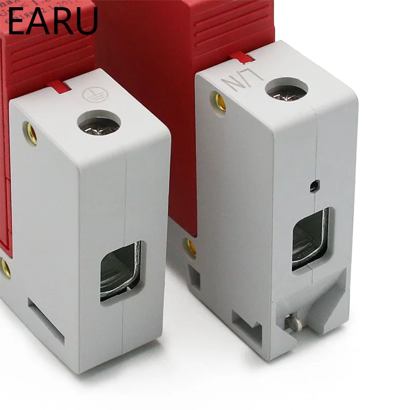 1 шт. AC SPD 1P однофазный 20KA~ 40KA 385V дом защита от атмосферного перенапряжения Защита защитное Низковольтное предохранительное устройство OEM