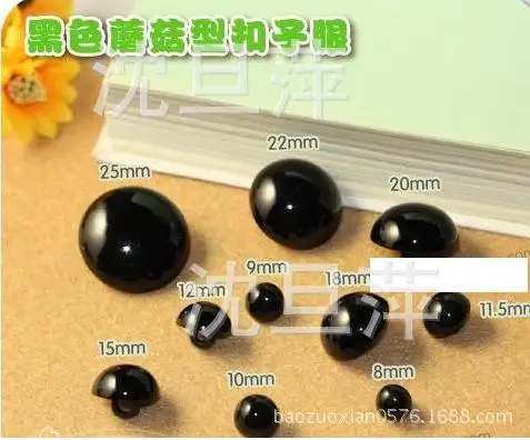 5PCS Animal teddy bear toy doll style variety of hand-stitched black button eyes 10 color white | Дом и сад