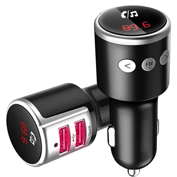 

Wireless Car bluetooth MP3 Music Player Car FM Transmitter QC3.0 USB Phone Handsfree Quick Charge For MP3 Plays Accessory