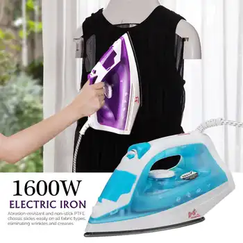 

1600W 220V Electric Garment Iron Adjustable Handheld Steam Irons Clothing Laundry Appliance Portable Ironing Machine 150ML