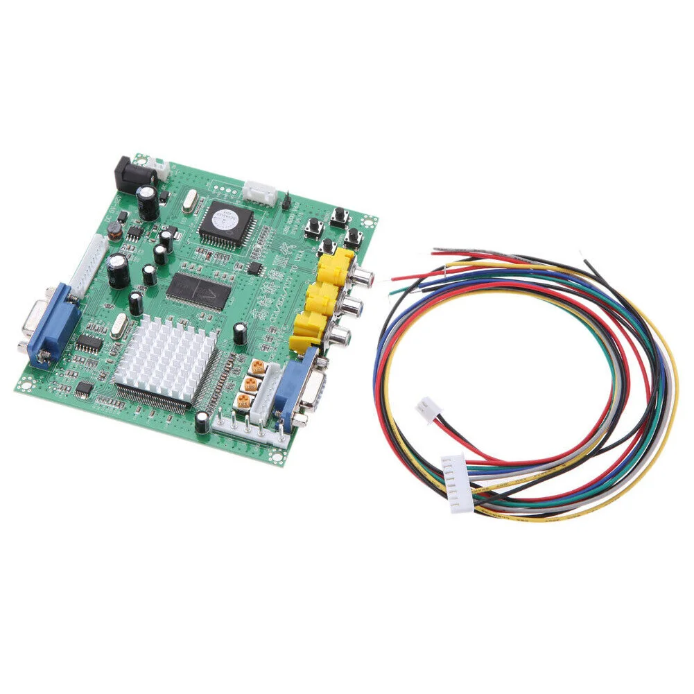 GBS8200 CGA/RGBS к VGA модулю портативный с проводом высокой четкости адаптер Видео Конвертер доска Профессиональная игра прочный мини
