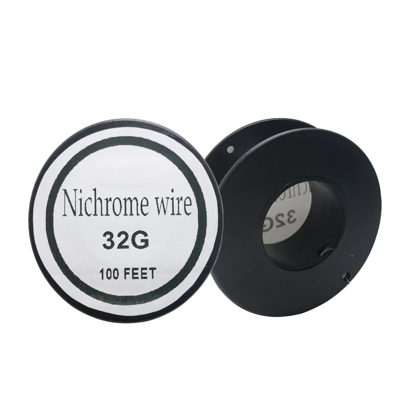 

100ft/roll Thermal conductivity 32 GA 100 FT 0.2mm heating wire for RDA RBA Nichrome wire Resistance Resistor AWG Heating wire