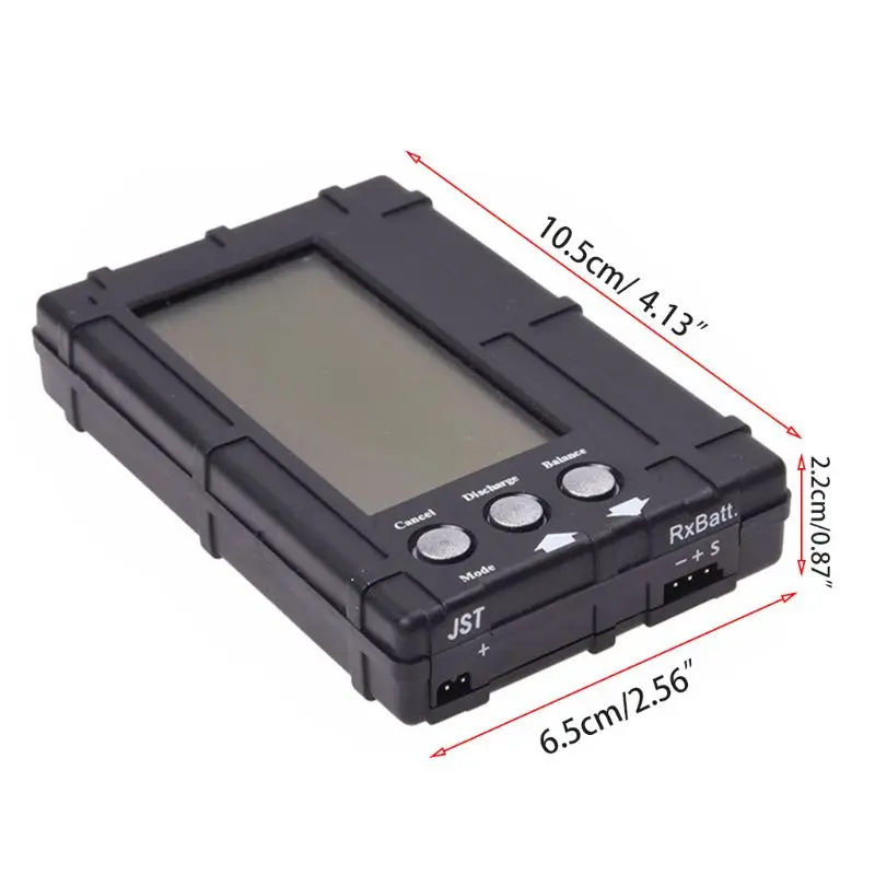 3 в 1 RC 2 s-6s lcd Li-Po устройство балансировки аккумуляторов измеритель напряжения тестер и разрядник qyh