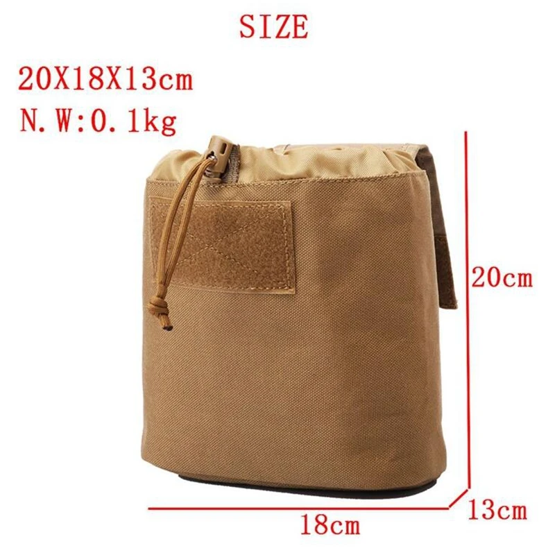 Hunting Dump Pouch Folding Dump Pouch Adjustable Utility Belt Holster Ammunition & Magazine Pouches 6
