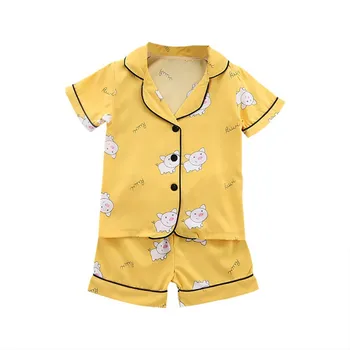 

2pcs Baby Pajamas Set Kids Boys Girls Clothes Pentagram English Print Outfits Set Short Sleeve Blouse Tops+Shorts Sleepwear