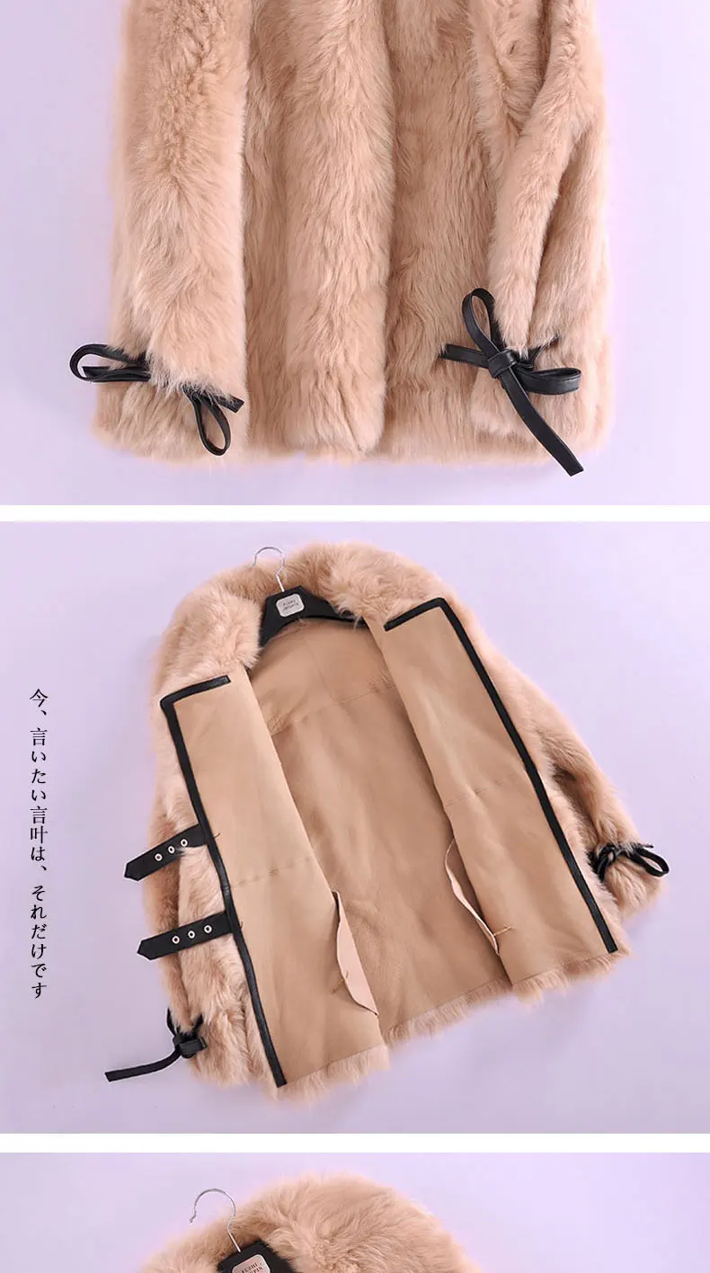 Autumn Winter Coat Women Clothes Natural Real Fur Coat Female Genuine Leather Jacket Korean Sheepskin Double-faced Tops