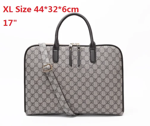 Grey pattern XL 15,6 дюймовый портфель для ноутбука, сумка, кожаная сумка, портфель, Офисные Сумки, бизнес сумки для компьютера, дорожная сумка-мессенджер для женщин U0004 - Цвет: Grey pattern XL