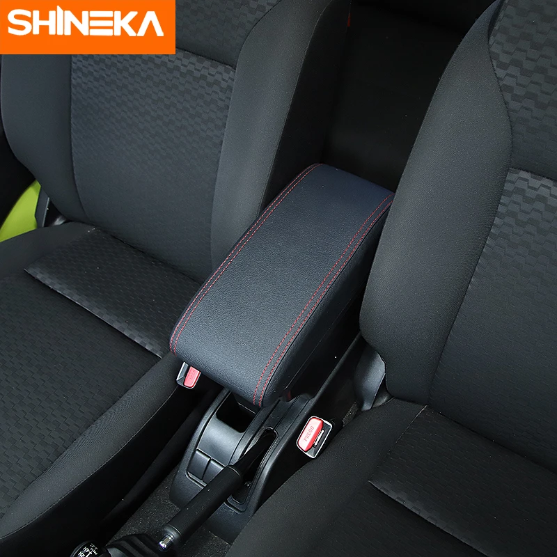 SHINEKA Armrest Retrofit Parts for Suzuki Jimny JB74 Car Armrest Box  Storage Box Interior Accessories USB for Suzuki Jimny 2019+