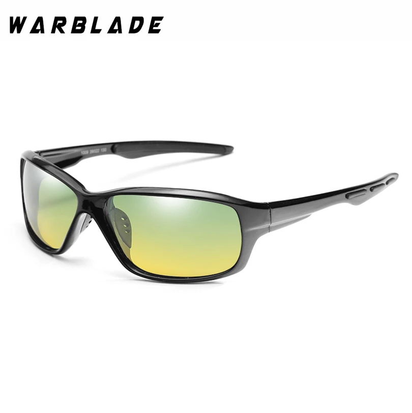WarBLade Мужские поляризационные солнцезащитные очки для дня и ночного видения, женские безопасные очки для вождения, UV400, антибликовые солнцезащитные очки для ночного вождения