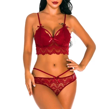 

Women Brief Sets Transparent Apparel Babydoll Lingerie Women Sexy Bra T Pants Brief Sexy Erotic Underwear Suit S-2XL 2020