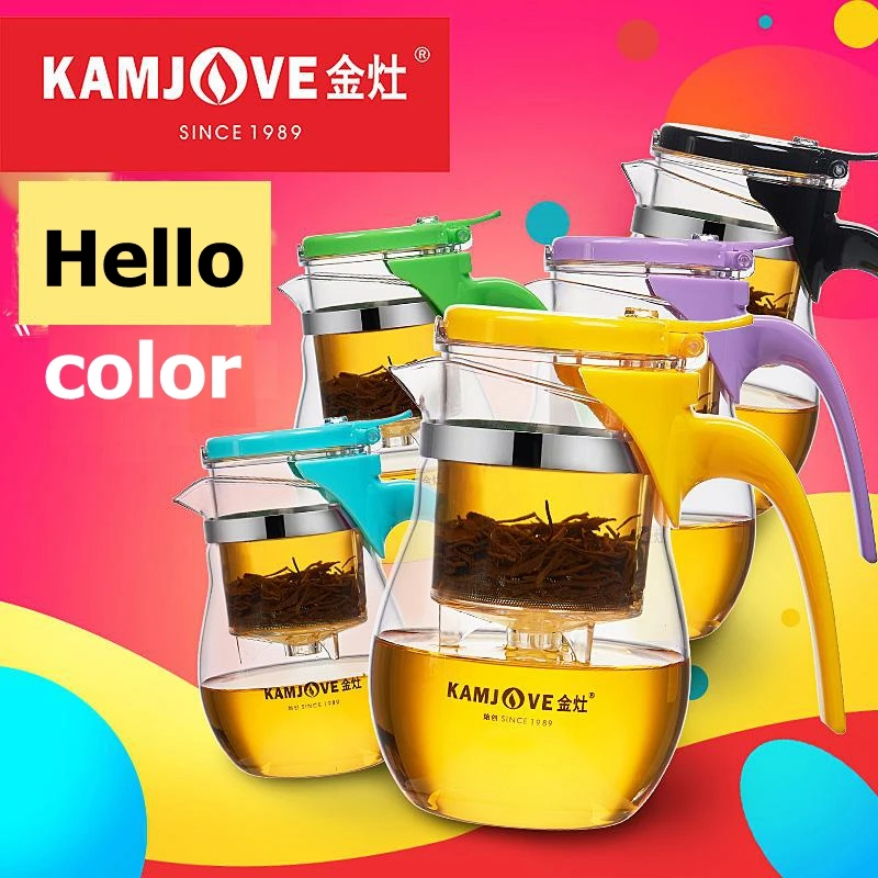 

[GRANDNESS] Kamjove TP-832 Elegant Cup Heat-resistant Glass Tea Set Kamjove Art Tea Cup Kamjove Gongfu Teapot 650ml