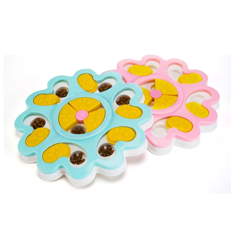 

Dog Puzzle Feeder Toy Puppy Treat Dispenser Puzzle Slow Feeder Dog Toy Non-Slip Dog Training Games Feeder