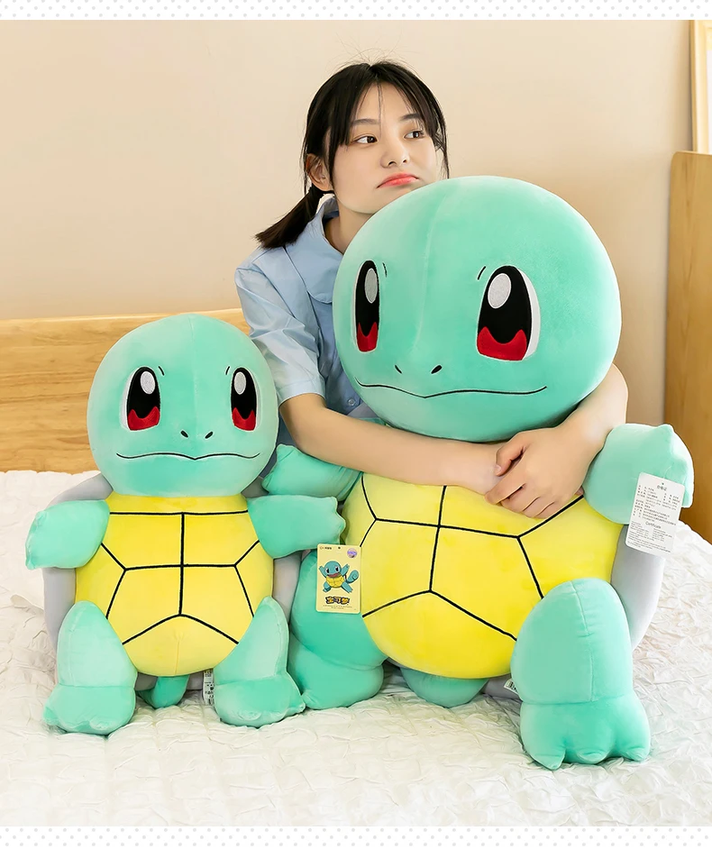 Plush Doll, Charmander Bulbasaur, bonito travesseiro tartaruga, presente do bebê, Ano Novo