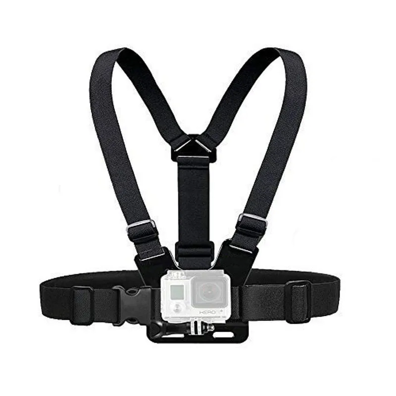 Correa de pecho para Gopro, soporte de arnés de cuerpo para trípode para Gopro Hero 9 8 7 5 6 4 para Yi 4K VP203, accesorios de montaje de correa para el pecho