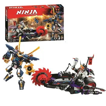 

Ninja Killow vs. Samurai X Mech Robots Mask Booster Pack Building Blocks Model Bricks Compatible with lepine ninjagoed Toys