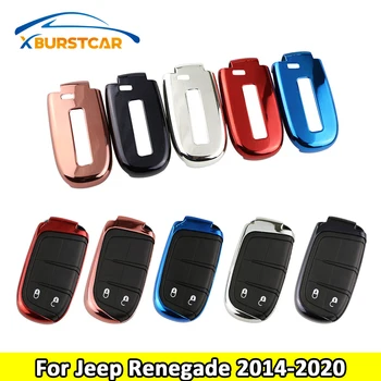 

Xburstcar For Jeep Renegade 2014 - 2020 Car Key Protection Cover Fob Case Shell Key Case Keyless Accessories