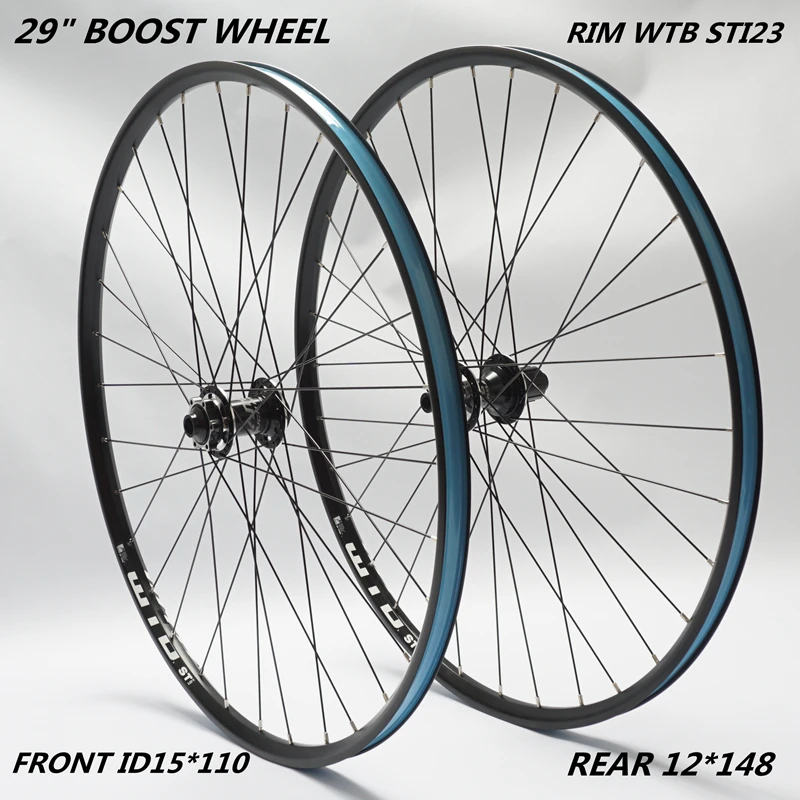 Llantas WTB QUANTA para bicicleta de montaña MTB, 27,5 "29", WTB, Cubo de QUANTA HT, radios de acero inoxidable 10 12SP, eje pasante, juego de ruedas QR|Rueda de bicicleta| - AliExpress