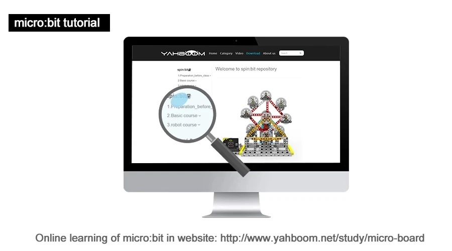 Yahboom Micro: бита Строительный блок серии RC робот программируемый строительный блок колесо обозрения робот игрушка для детей