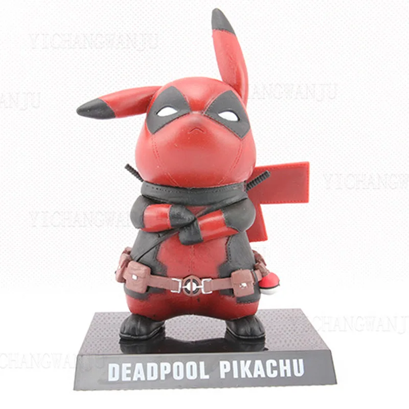 deadpool pikachu plush