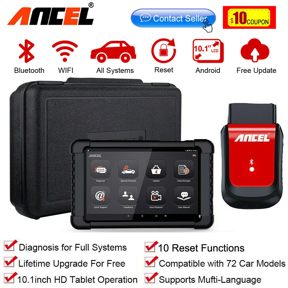 Ancel X6 OBD сканер для диагностики авто OBD2 Wifi/BT обд 2 автомобильный диагностический
