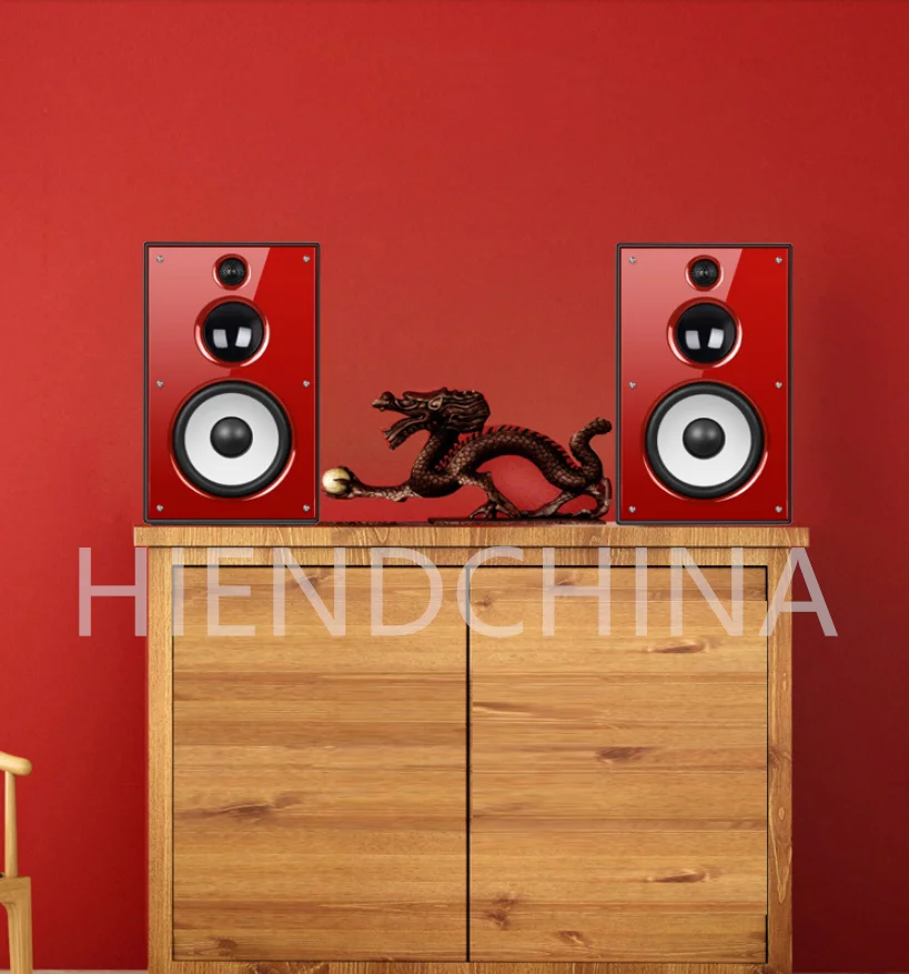 T318 Passive Bookshelf Speaker Hifi Three way 8 inch High fidelity Professional Audio 50W 120W 4