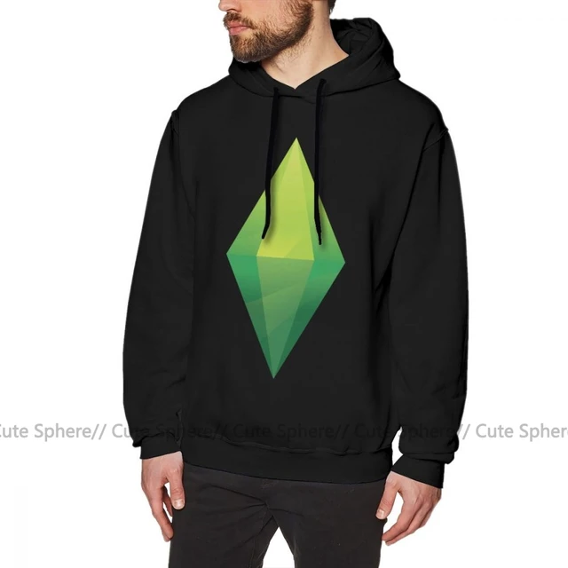 Les Sims Sweat A Capuche Les Sims Plumbob Sweats A Capuche Hiver Homme Pull A Capuche Rouge X Coton Mode Longs Pulls A Capuche Amples Aliexpress