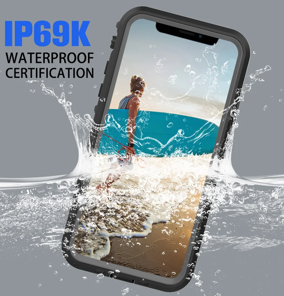 Водонепроницаемый Чехол IP68 для iPhone 11 Pro Max водонепроницаемый чехол подводного