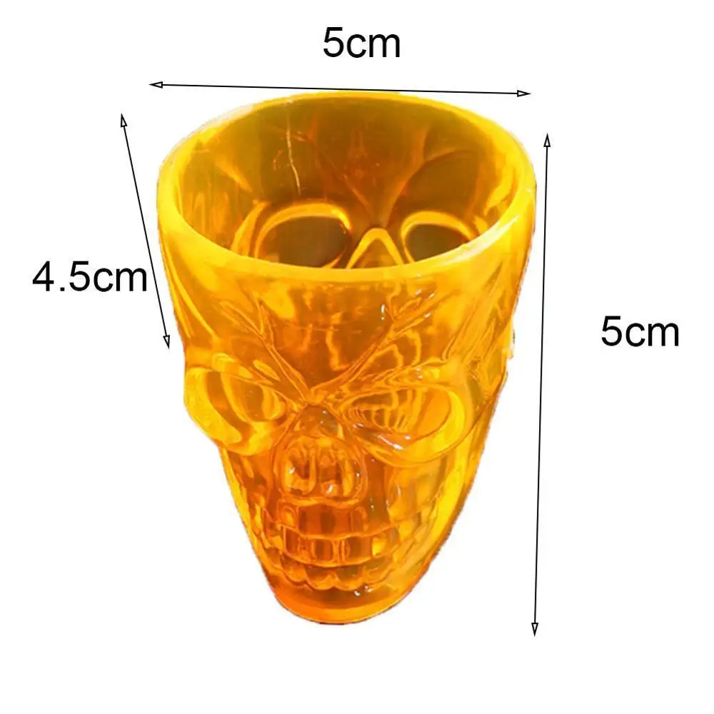 4 шт Хэллоуин череп шаблон вина Кубок фестиваль воды напитки шампанское тост стекло посуда для напитков Хэллоуин подарок на Хэллоуин