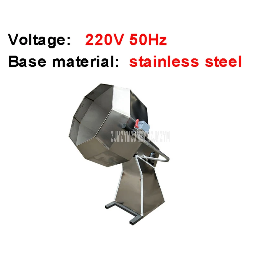 stainless steel 220V Octagonal Snack Seasoning Machine Flavouring Coating For Puffed Food French Fries Potato Chips Spice Coating Machine 220V/380V - Цвет: stainless steel 220V