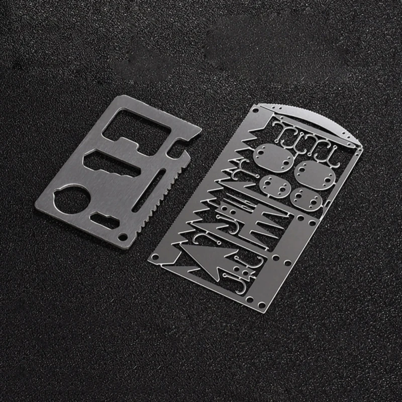 22 In 1 Fishing Gear Credit Card Multi-Tool Outdoor Camping Survival Tools Hunting Emergency Survival EDC Kit Survival Tools hot